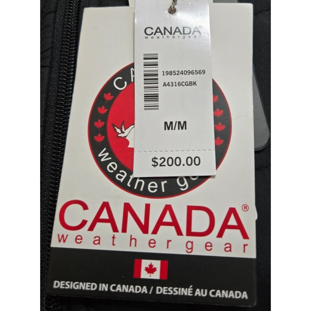 Canada Weather Gear Hooded Hybrid Soft Shell Puffer Jacket Womens M Black NWT - Picture 8 of 13